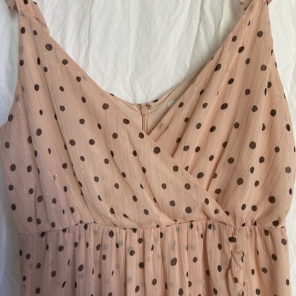 Madewell Ruffle-Strap Wrap Dress in Inkspot Dots Size 6 - Picture 7 of 13